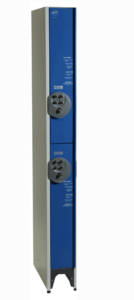 Vestiaires bleu