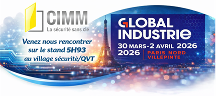 CIMM au salon Global Industrie 2025 : venez nous rencontrer | CIMM